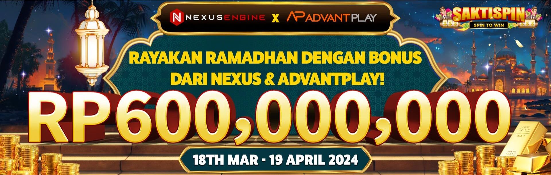 Banner ADVANTPLAY BONUS GRATIS RAMADHAN Saktispin