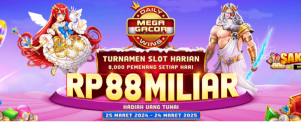 Banner MEGA GACOR SEASON 2 LEVEL 1 TOURNAMENT Saktispin