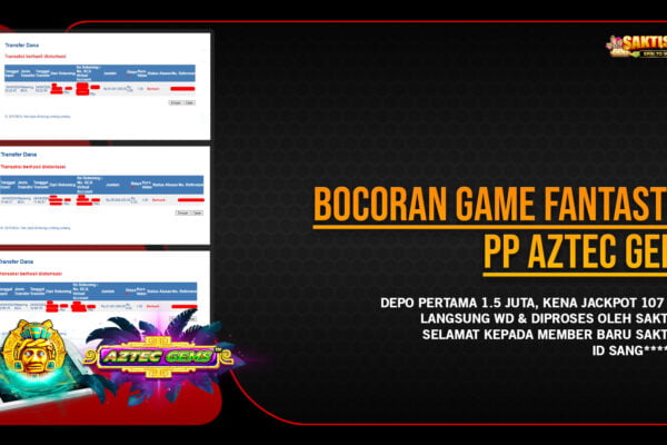 Testimoni BOCORAN SLOT GACOR