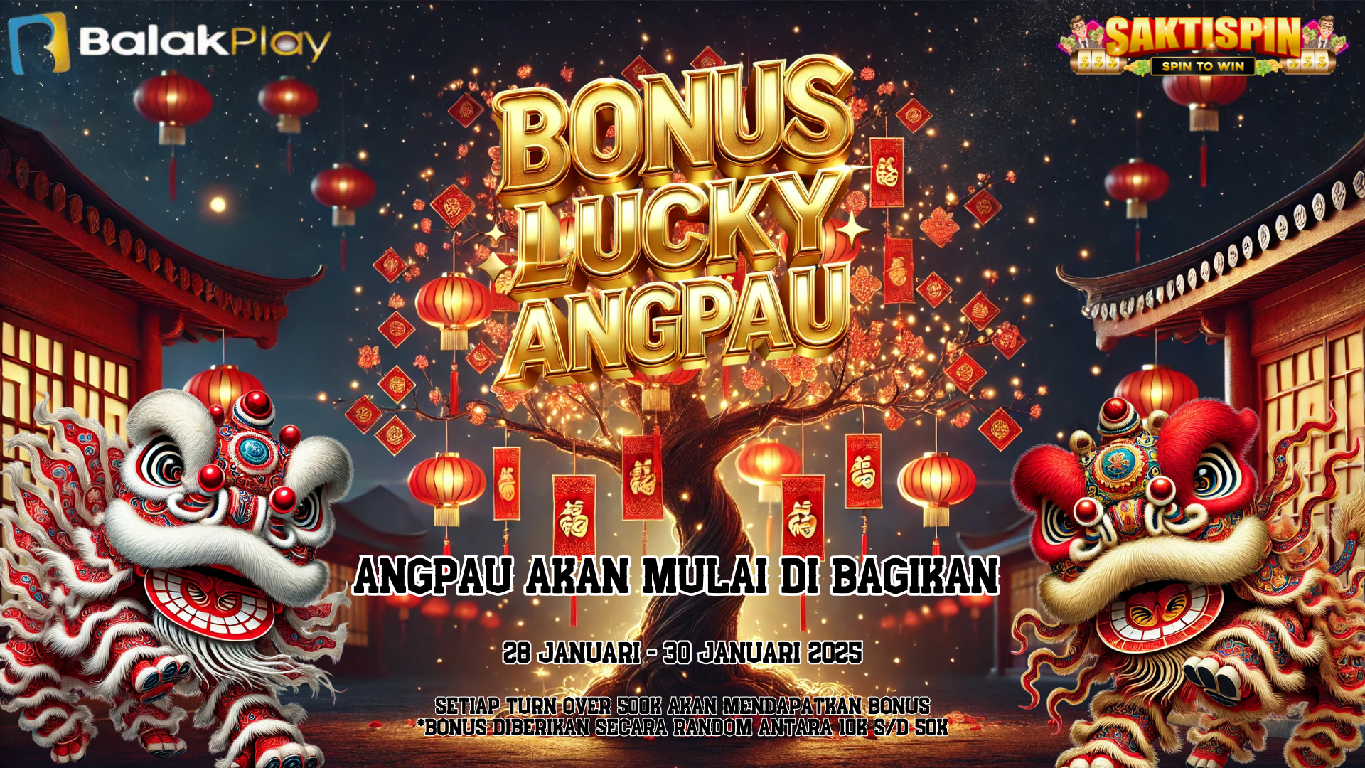 BalakPlay Bonus Lucky Angpau