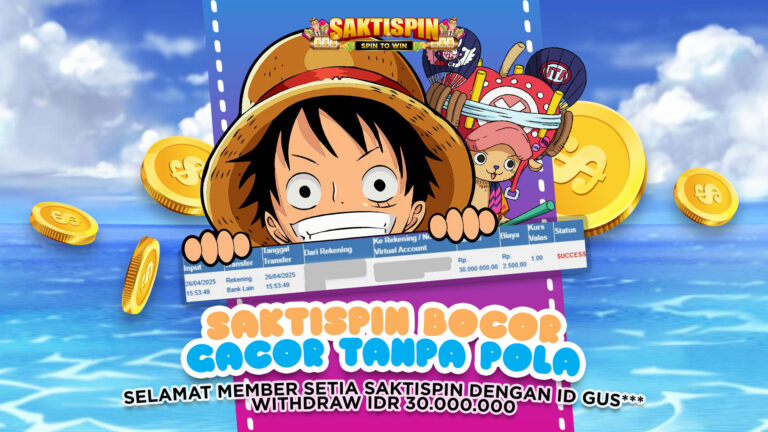 Kemenangan Besar Member Setia Dengan ID Gus*** Di Saktispin