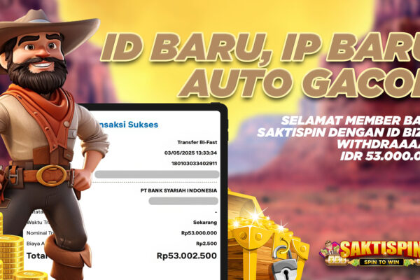 Member Baru Pasti Auto Gacor Banner wd member baru saktispin